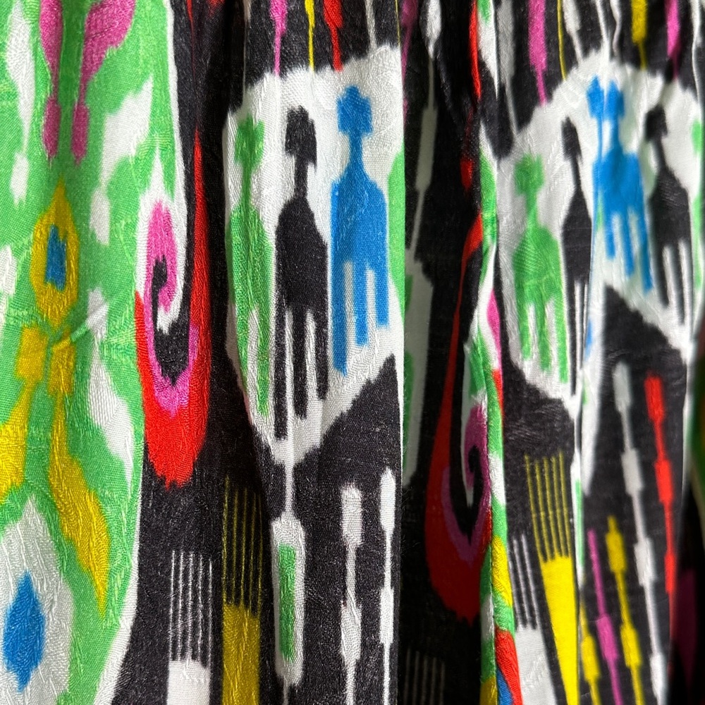 Ikat Printed Women's Skirt - Picture 7 of 10